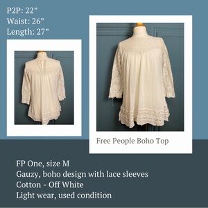 FP One Gauzy White Top